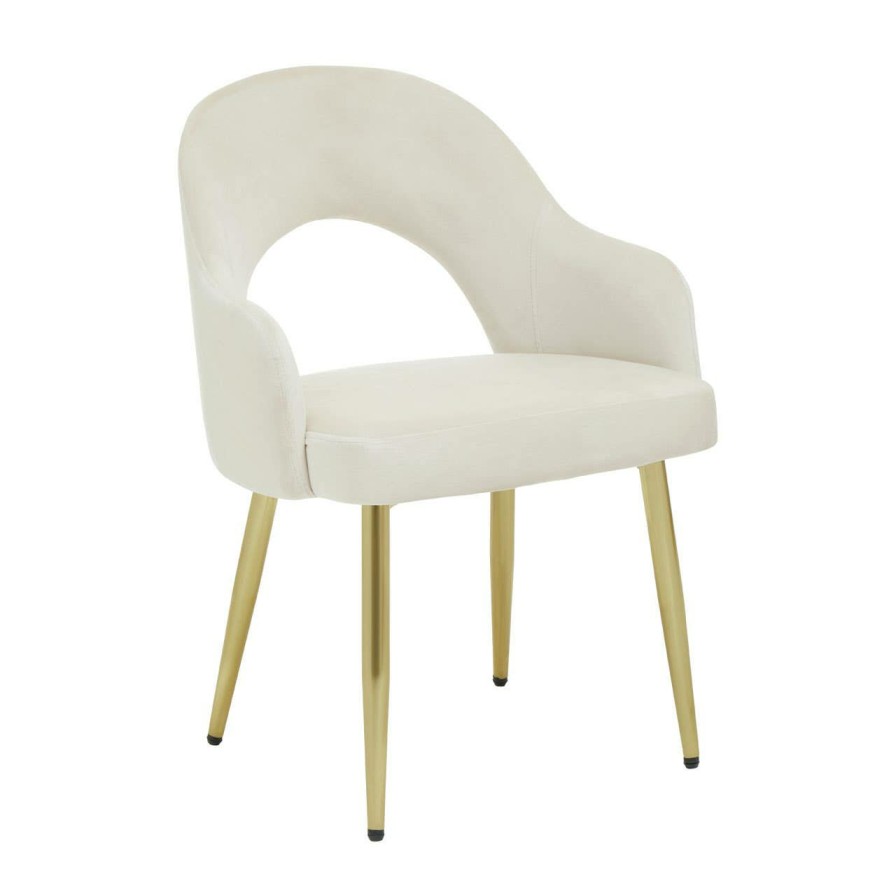 FURNITURE Premier Seating | Dani Stone Velvet Dining Chair