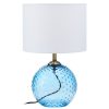 Accessories Fifty Five South Table Lamps | Noa Blue Glass Table Lamp