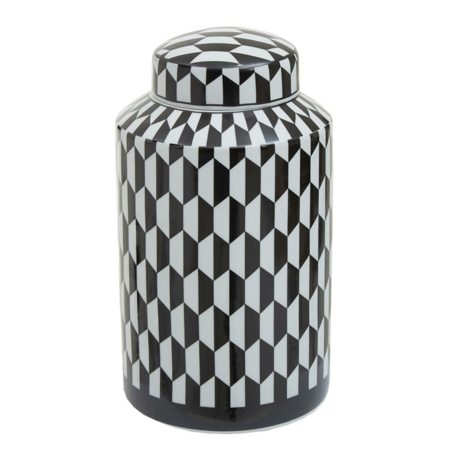 Kitchen and Dining Fifty Five South Jars | Marlo Small Ceramic Jar