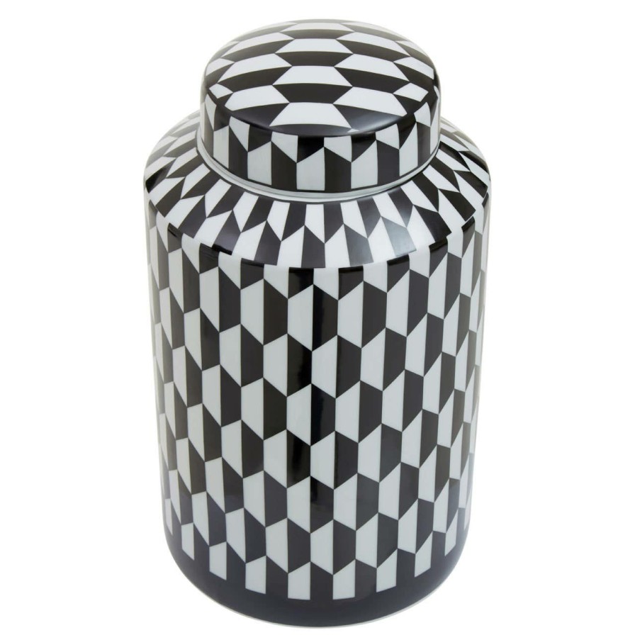 Kitchen and Dining Fifty Five South Jars | Marlo Small Ceramic Jar