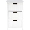 FURNITURE Premier Storage | New England White Mdf 3 Drawers Chest