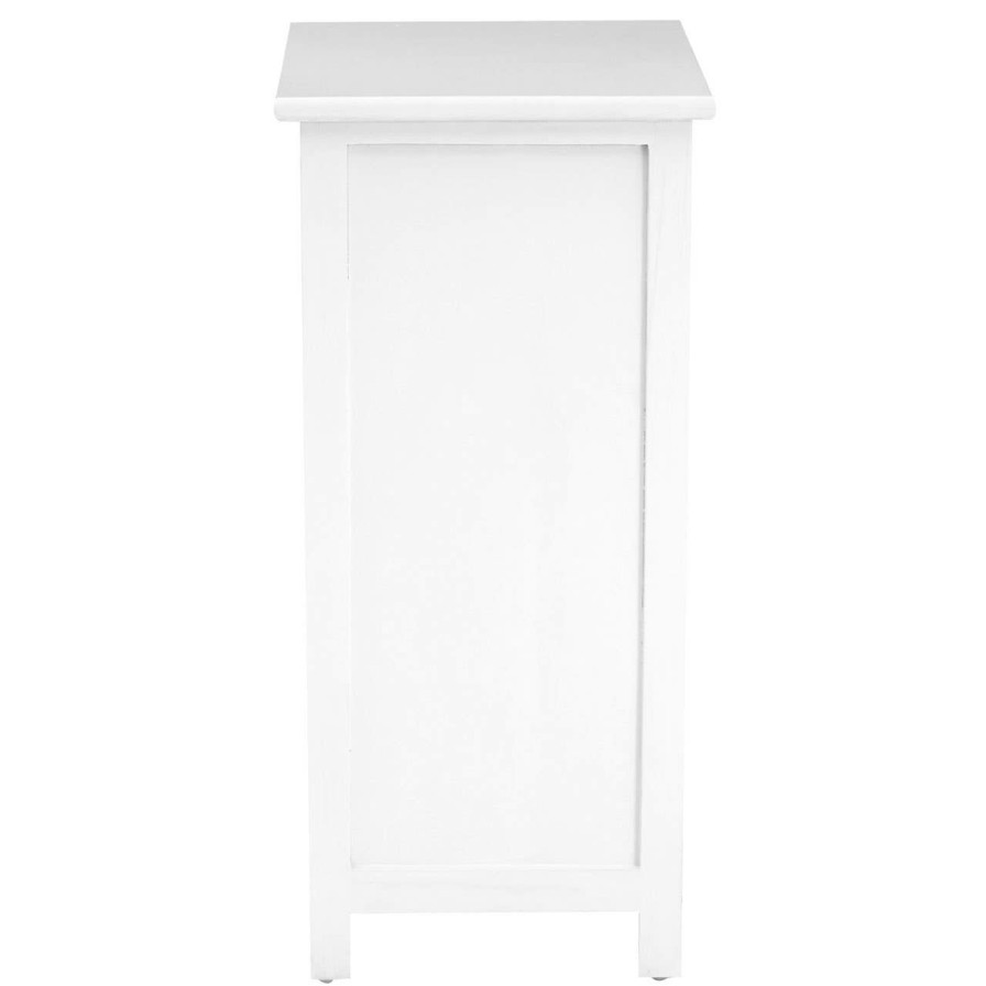 FURNITURE Premier Storage | New England White Mdf 3 Drawers Chest