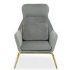 FURNITURE Premier Seating | Stockholm Grey Velvet Armchair