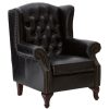 FURNITURE Fifty Five South Seating | Victor Black Scroll Armchair