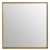 Bathe and Utility Premier Mirrors | Ando Medium Square Gold Finish Wall Mirror