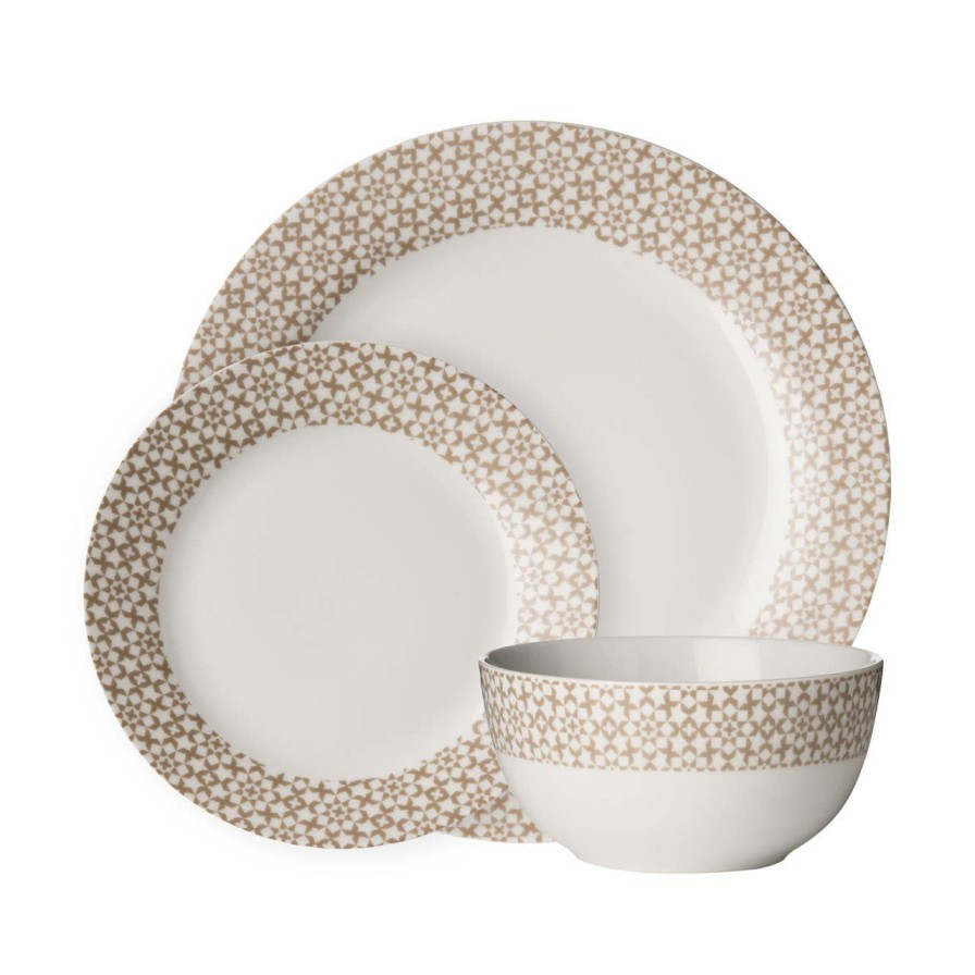 Kitchen and Dining Premier Dinner Sets | Avie Casablanca Natural Dinner Set (Mob)