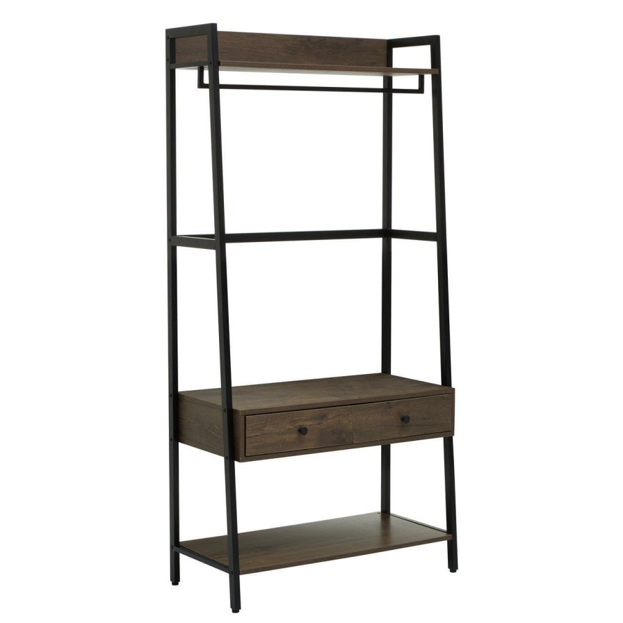 FURNITURE Premier Shelving | Bradbury Dark Oak Storage Unit