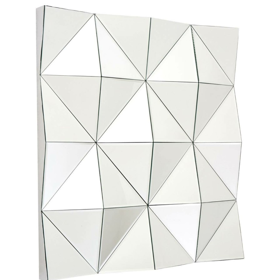 Bathe and Utility Fifty Five South Mirrors | Geometric Square Shaped Wall Mirror