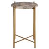 FURNITURE Fifty Five South Side Tables | Vita Natural Agate Side Table