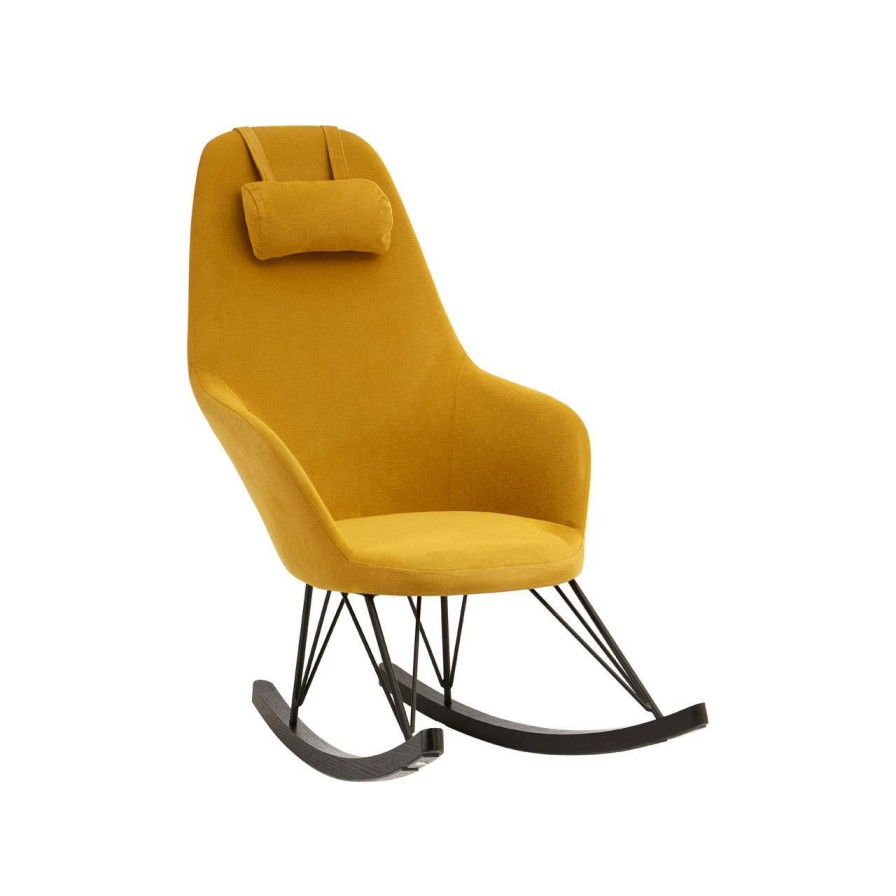 FURNITURE Premier Rocking Chairs | Kolding Yellow Rocking Chair