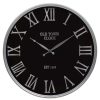 Accessories Fifty Five South Wall Clocks | Kent Black And Silver Wall Clock