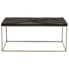 FURNITURE Fifty Five South Coffee Tables | Aris Black And Gold Coffee Table