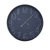 Accessories Premier Wall Clocks | Wall Clock With Round Black Finish Frame