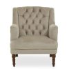 FURNITURE Premier Seating | Lily Mink Velvet Armchair