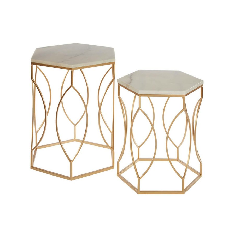 FURNITURE Premier Side Tables | Set Of 2 Avantis Marble Side Tables