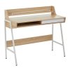 FURNITURE Premier Desks | Bradbury Natural Oak Veneer Desk