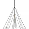 Accessories Premier Ceiling Lights | Wyra Chrome Conical Pendant Light