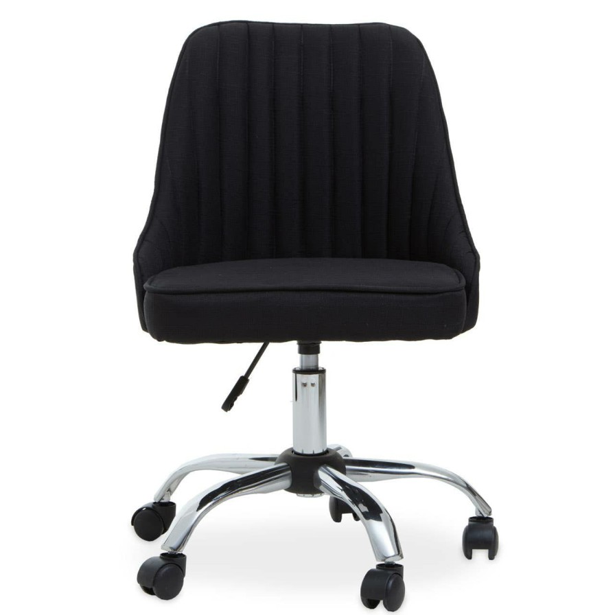 FURNITURE Premier Seating | Alexi Black Fabric Home Office Chair