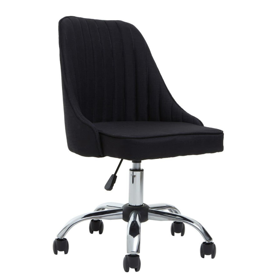 FURNITURE Premier Seating | Alexi Black Fabric Home Office Chair