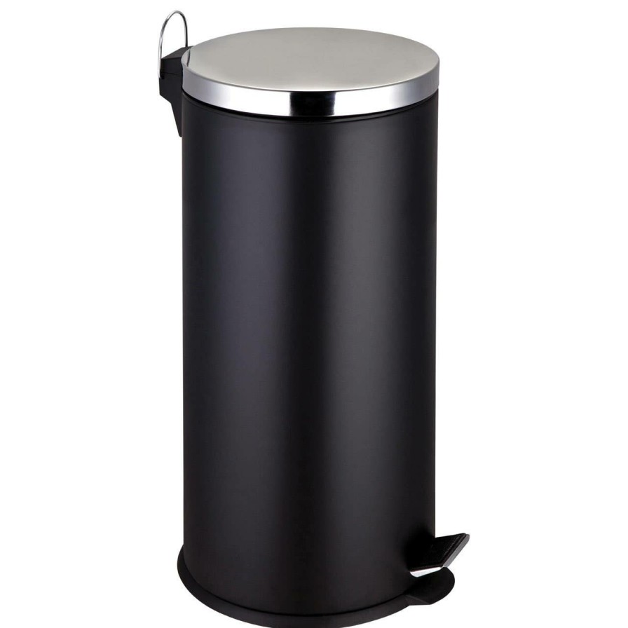 Bathe and Utility Premier Bins and Recycling | Miller 30Ltr Matt Black Pedal Bin