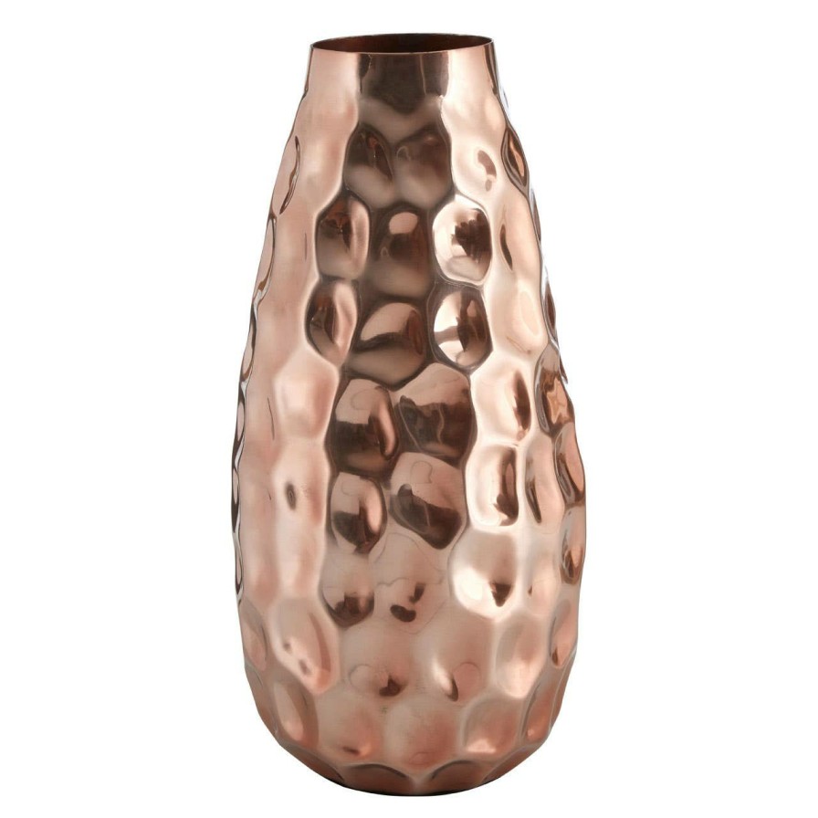 Accessories Premier Vases, Planters and Plant Stands | Ravi Tall Copper Finish Vase