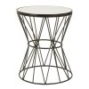 FURNITURE Fifty Five South Side Tables | Rabia Corset Base Side Table