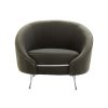 FURNITURE Fifty Five South Seating | Manhattan Grey Velvet Armchair