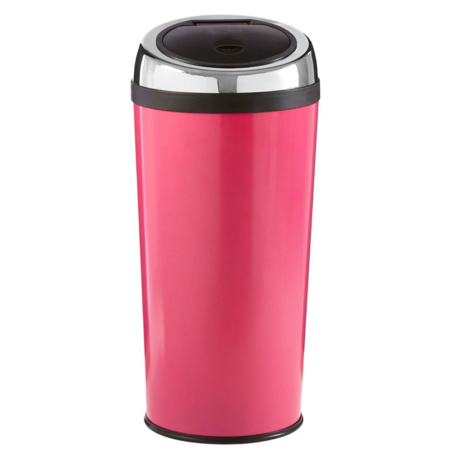 Bathe and Utility Premier Bins and Recycling | Miller Touch Top Hot Pink Bin 30 Ltr