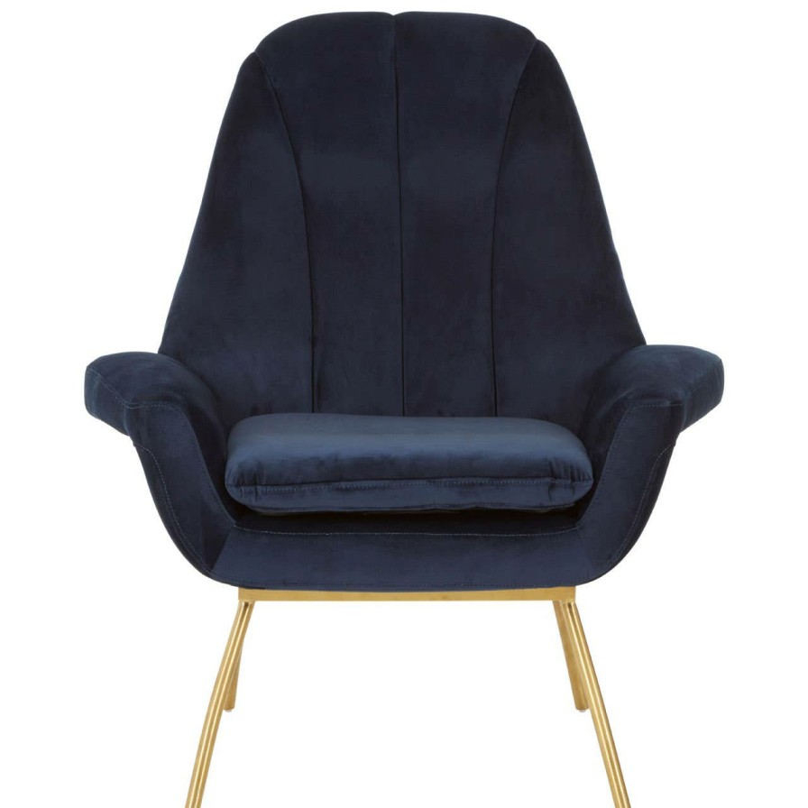 FURNITURE Fifty Five South Seating | Billi Blue Velvet Chair