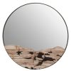 Bathe and Utility Fifty Five South Mirrors | Relic Large Silver Tile Round Mirror