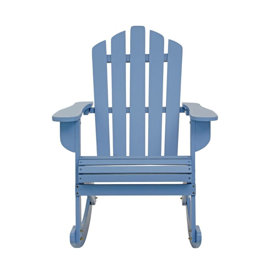 Outdoor Premier Outdoor Seating | Beauport Blue Rocking Chair