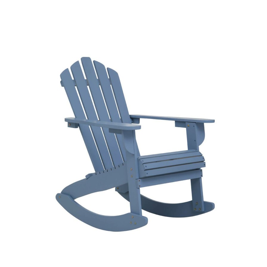 Outdoor Premier Outdoor Seating | Beauport Blue Rocking Chair