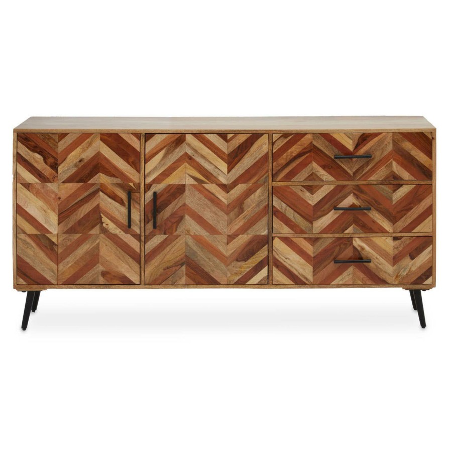 FURNITURE Fifty Five South Sideboards | Boho Two Door Mango Wood Sideboard