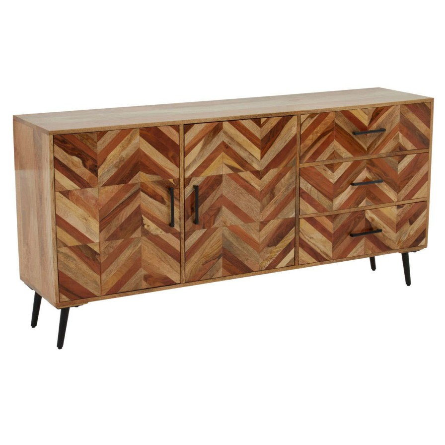 FURNITURE Fifty Five South Sideboards | Boho Two Door Mango Wood Sideboard