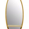 Bathe and Utility Premier Mirrors | Avento Gold Oval Wall Mirror