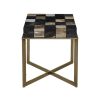 FURNITURE Fifty Five South Side Tables | Relic Side Table With Brass Finish