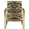 FURNITURE Fifty Five South Seating | Manhattan Tiger Print Armchair