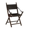 FURNITURE Fifty Five South Seating | Inca Teak And Black Folding Chair