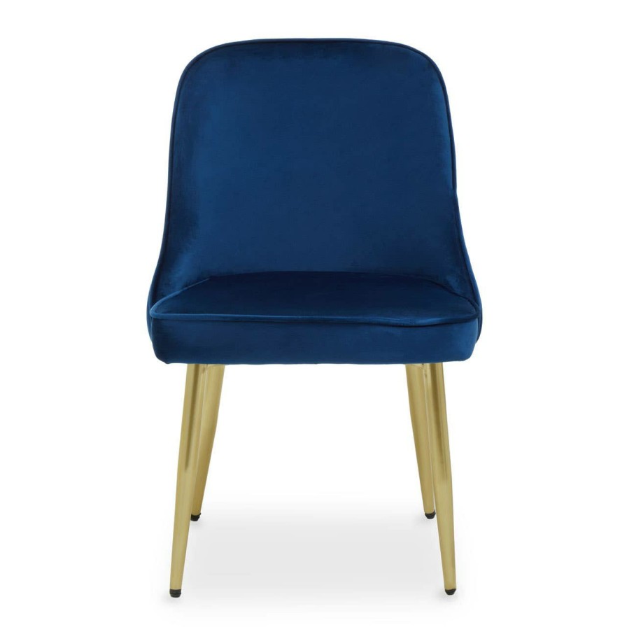 FURNITURE Premier Seating | Demi Midnight Velvet Dining Chair