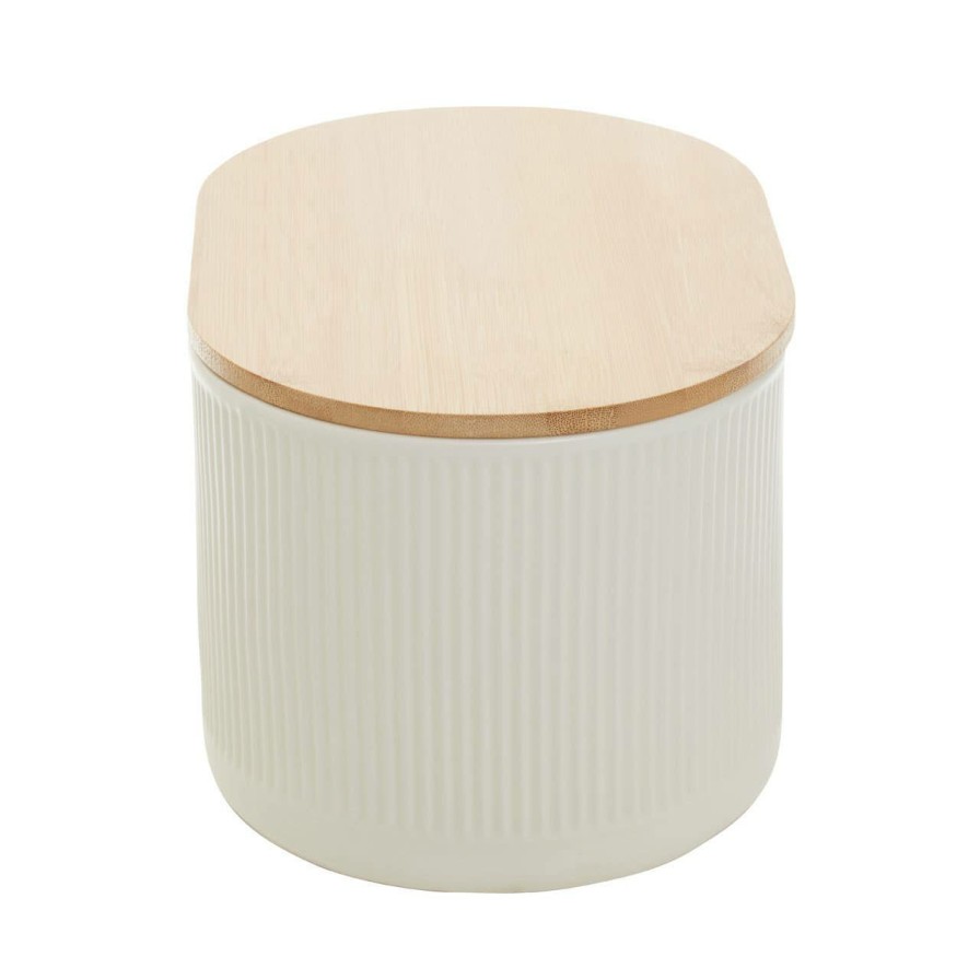 Kitchen and Dining Premier Bread Bins | Geome Cream 5500Ml Storage Canister