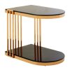 FURNITURE Fifty Five South Side Tables | Novo Rose Gold U Shaped Side Table