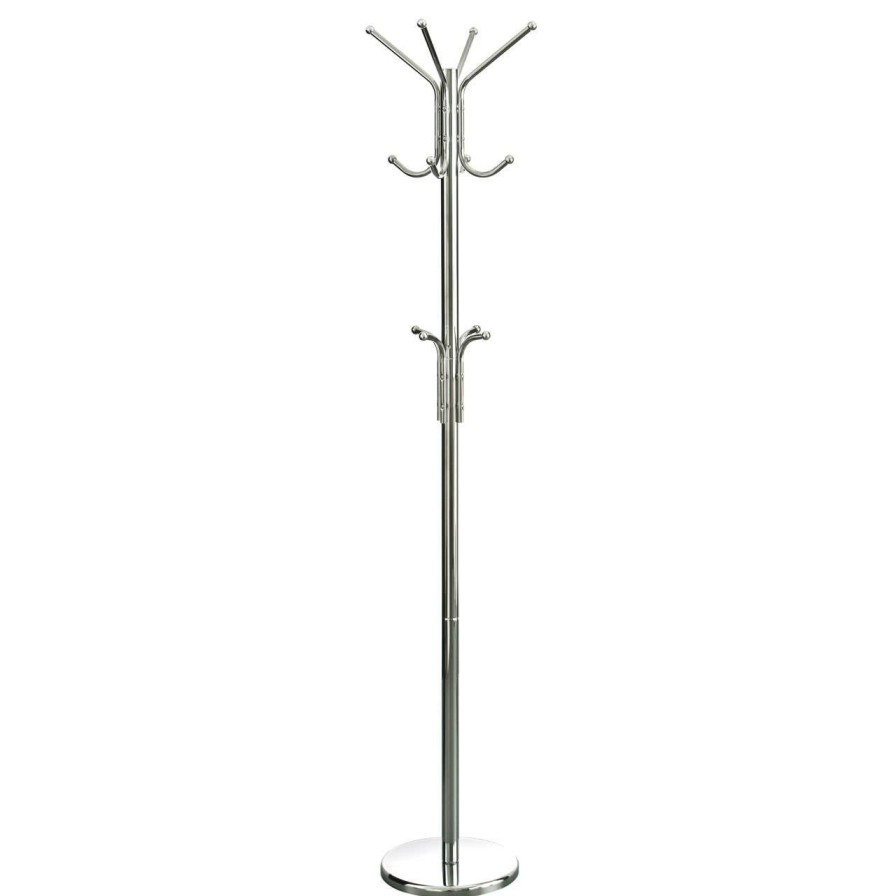 Bathe and Utility Premier Coat and Umbrella Stands | Chrome Floor Standing Coat Stand