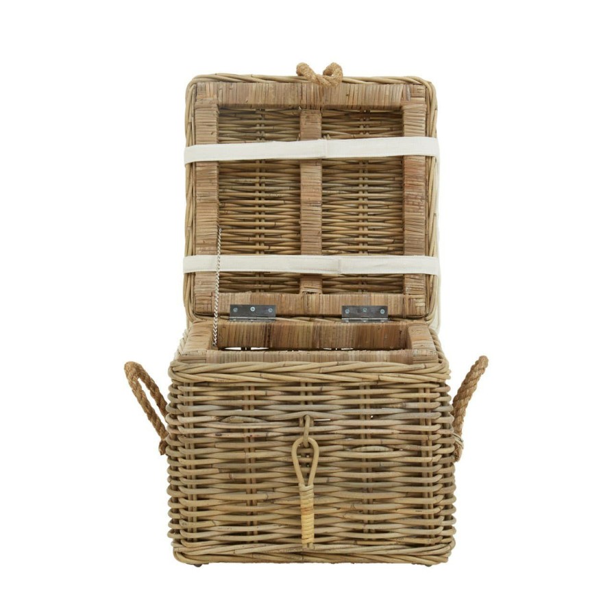 FURNITURE Fifty Five South Footstools | Java Natural Rattan Storage Stool