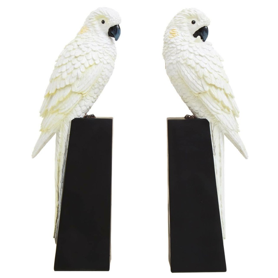 Accessories Fifty Five South Bookends | Boho Set Of Two Parrot Bookends