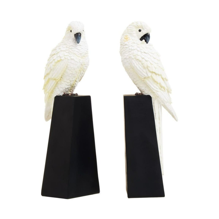 Accessories Fifty Five South Bookends | Boho Set Of Two Parrot Bookends