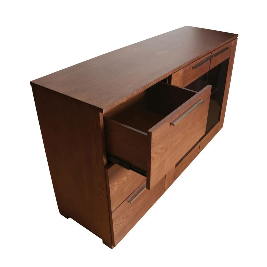 FURNITURE Premier Storage | Walnut Veneer Assembled Sideboard