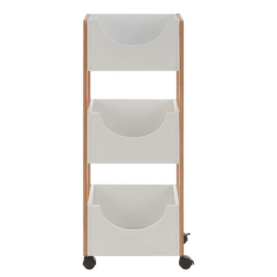 Bathe and Utility Premier Racks, Caddies and Shelf Units | Nostra 3 Tier Storage Trolley