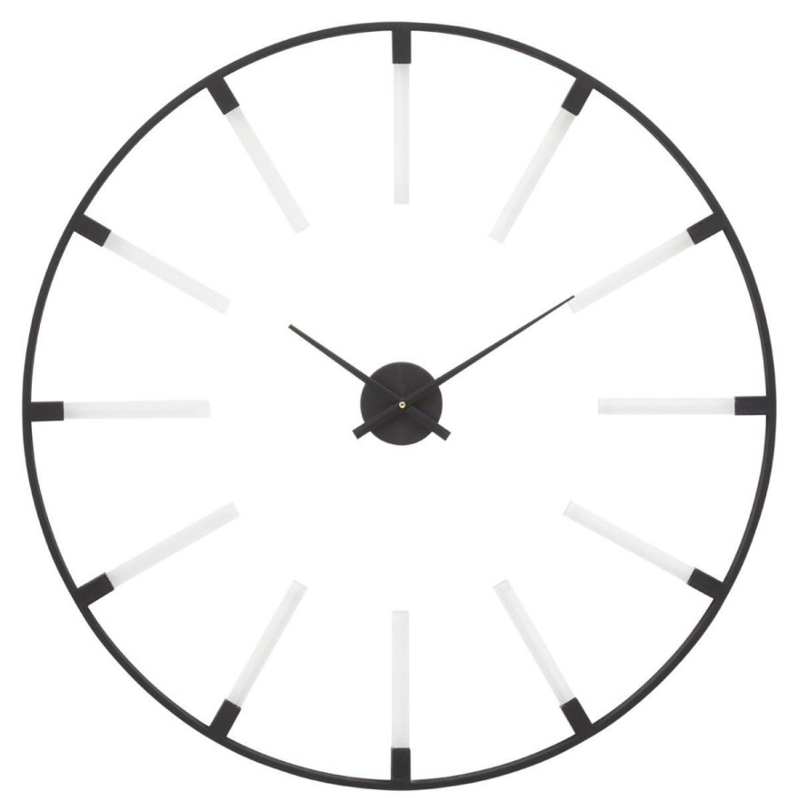 Accessories Fifty Five South Wall Clocks | Beauly Black Finish Wall Clock