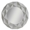 Bathe and Utility Premier Mirrors | 3D Effect Grey High Gloss Wall Mirror