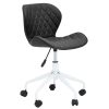 FURNITURE Premier Home Office Chairs | Brent Black And White Home Office Chair